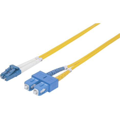 INTELLINET Cavo fibra ottica SC a LC 9/125 Monomodale 5,0 Mt
