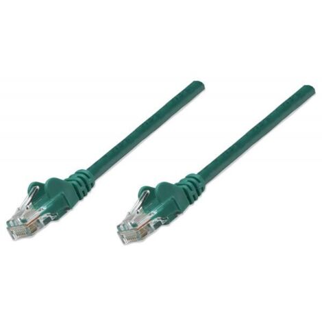 INTELLINET Cavo Patch Categoria 5E non schermato UTP Verde - 5 mt