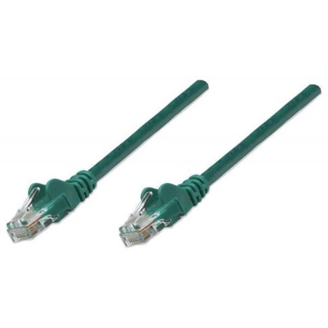 INTELLINET Cavo Patch Categoria 5E non schermato UTP Verde 7,5 mt
