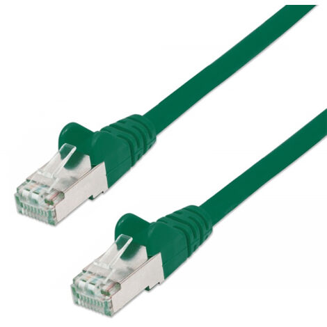INTELLINET Cavo Patch Categoria 5E schermato FTP Verde 10 mt.