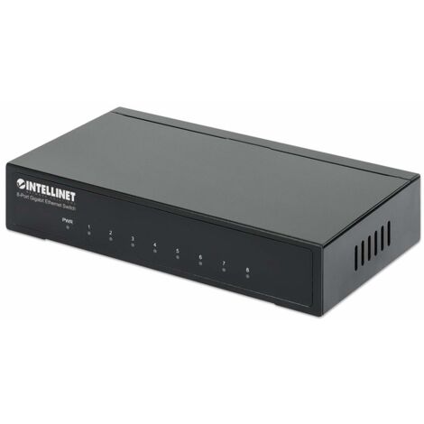 INTELLINET Ethernet Switch Gigabit 8 porte autosensing