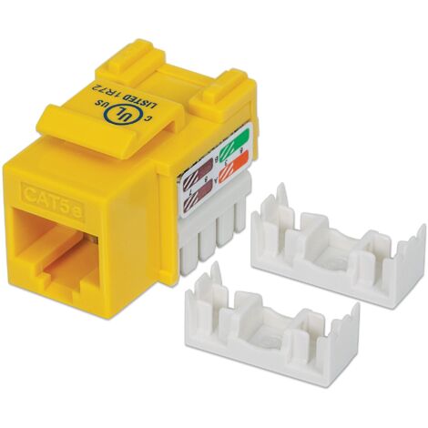 INTELLINET Frutto Keystone RJ45 Cat5e UTP Giallo
