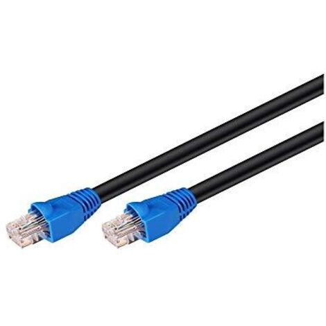 Intellinet Matassa U/UTP Cavo Patch Cat.6 CCA 20m da Esterno Nero/Blu