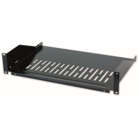 INTELLINET Mensola per Rack 19 400 mm Nera