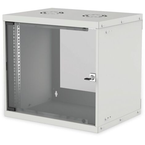 Intellinet Network Solutions Intellinet 19' Wandverteiler 487 (H) x 540 (B) x 400 (T) mm 9HE FP grau (714167)