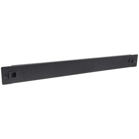 Intellinet Pannello Cieco Toolless a Clip per Armadi Rack 19'' 1U Nero
