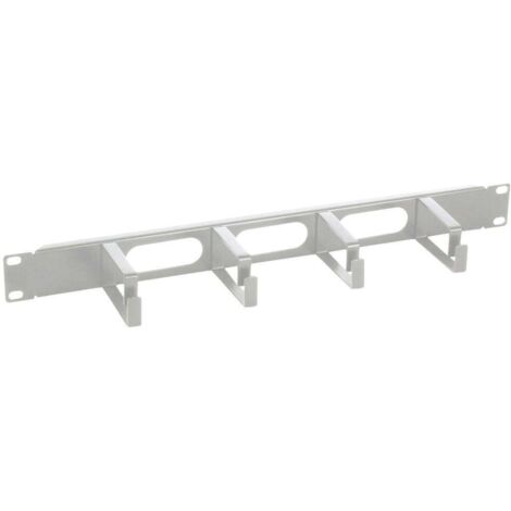INTELLINET Pannello passacavi per Rack 19 Grigio luce
