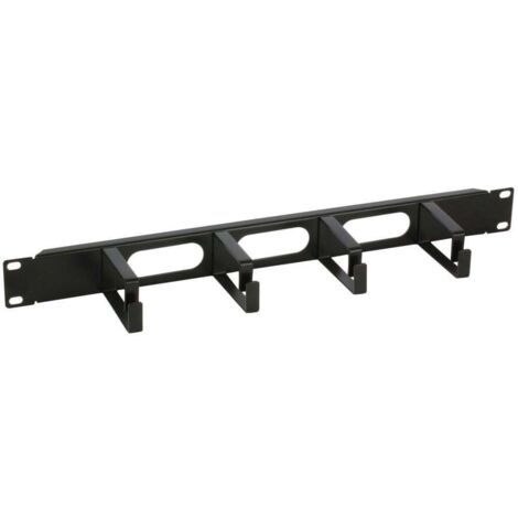 INTELLINET Pannello passacavi per Rack 19 Nero