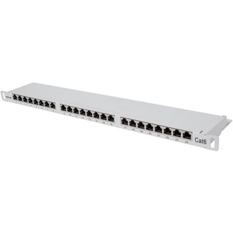 Intellinet Pannello Patch 24 posti Cat6 FTP Grigio