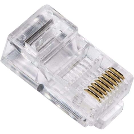 INTELLINET Plug Telefonici Maschio 501781 - Plug 8 poli 8 contatti conf. 10 pz