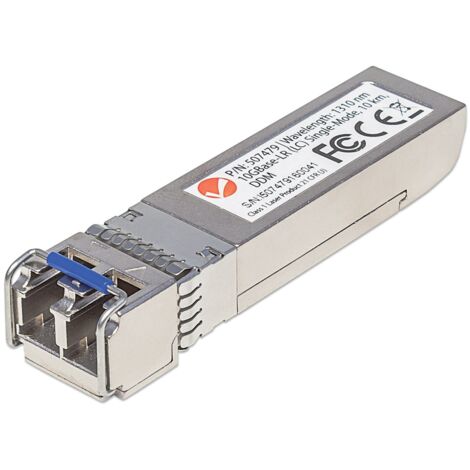 Intellinet Transceiver 10 Gigabit Fibra Ottica Monomodale SFP+