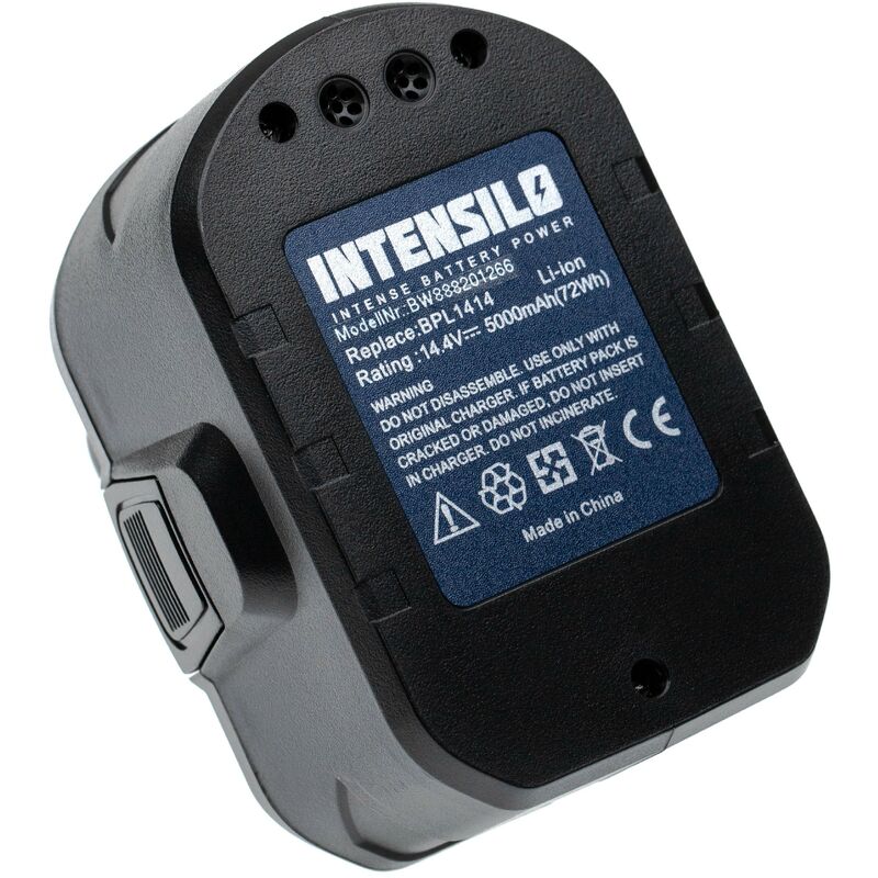 

batería compatible con Ryobi CDD144V22, CDDI14022NF, LCD1402, LCD14022, LCDI14022 herramienta eléctrica (5000mAh, 14.4V, Li-Ion) - Intensilo