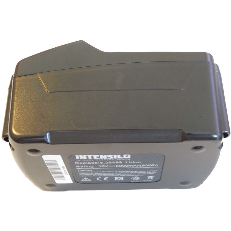 

Batería Li-Ion 5000mAh para herramientas eléctricas Metabo WPB 36-18 LTX BL 230 como 6.25499.00, etc - Intensilo