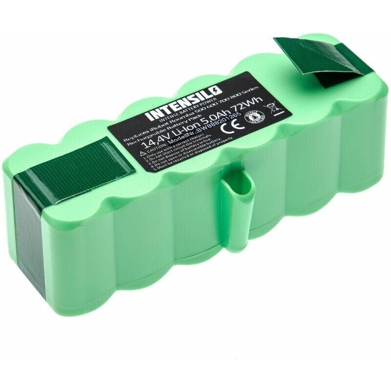 Batterie remplace iRobot 2130LI, 4374392, 4376392, 4462425, 4502233 compatible avec aspirateur Home Cleaner (5000mAh, - Intensilo