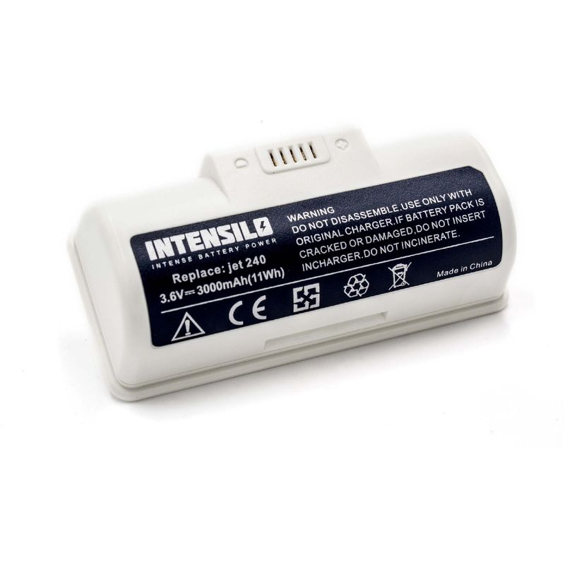 

Batería recargable reemplaza iRobot 4446040, BC674 para aspiradora, robot limpieza (3000 mAh, 3,6 V, Li-Ion) - Intensilo