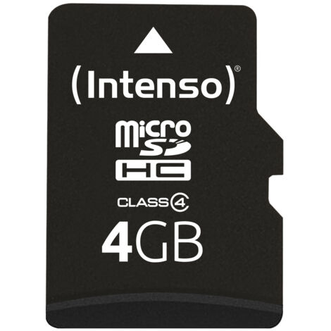 Intenso 3403450 memoria flash 4 GB MicroSDHC Classe 4