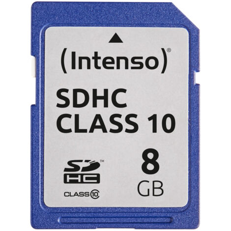 Intenso 3411460 memoria flash 8 GB SDHC Classe 10
