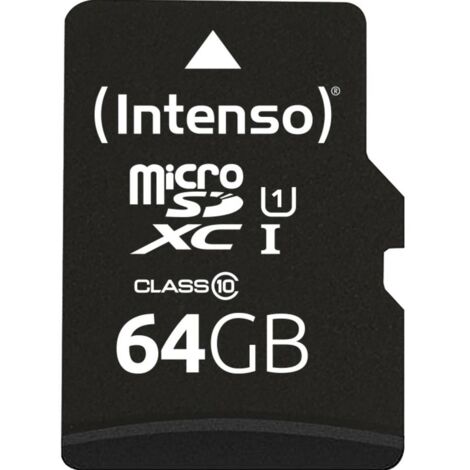 Intenso 64GB microSDXC Performance Carte microSD 64 GB Class 10 UHS-I étanche