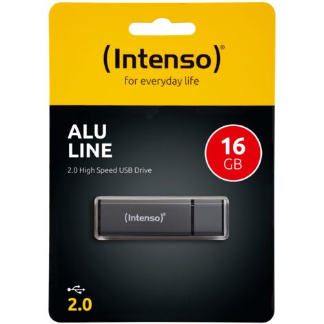 Intenso Alu Line lecteur USB flash 16 Go USB Type-A 2.0 Anthracite