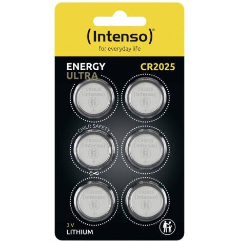 Intenso Energy Pila a Bottone al Litio CR 2025 6 Pezzi