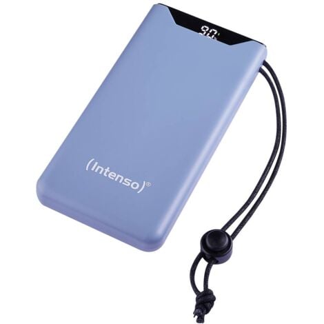 Intenso F10000 Powerbank (batterie supplémentaire) 10000 mAh Quick Charge, Power Delivery LiPo USB-A, USB-C® bleu Affic