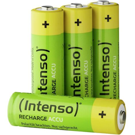 Intenso HR6 Batteria Ricaricabile Energy Eco 2100mAh AA Nichel Metallo Idruro NiMH Giallo Verde