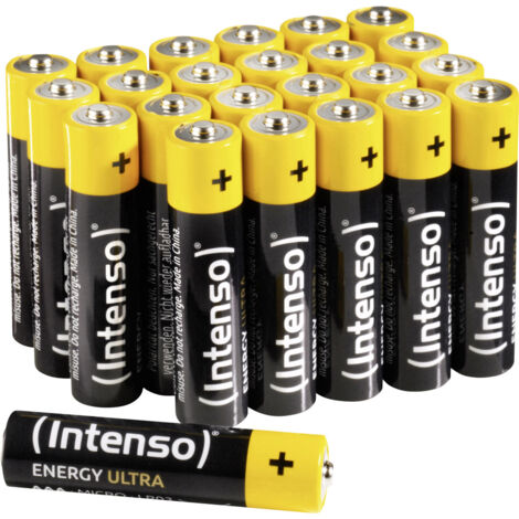 INTENSO Micro-Batterie-Set Energy Ultra, AAA LR03, 24 Stück