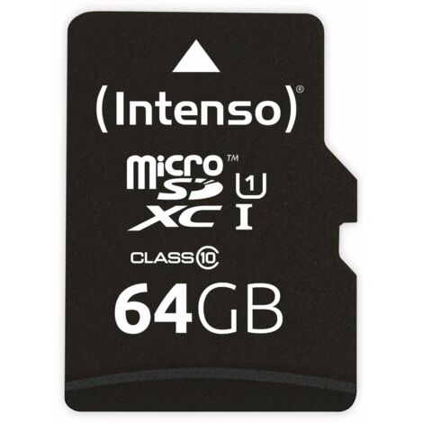 INTENSO MicroSDXC Card 3423490, UHS-I, 64 GB