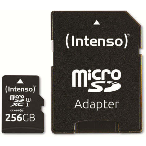 INTENSO MicroSDXC Card 3423492, UHS-I, 256 GB