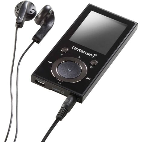 INTENSO MP3-Videoplayer 3717470, Video Scooter BT, 16 GB, schwarz