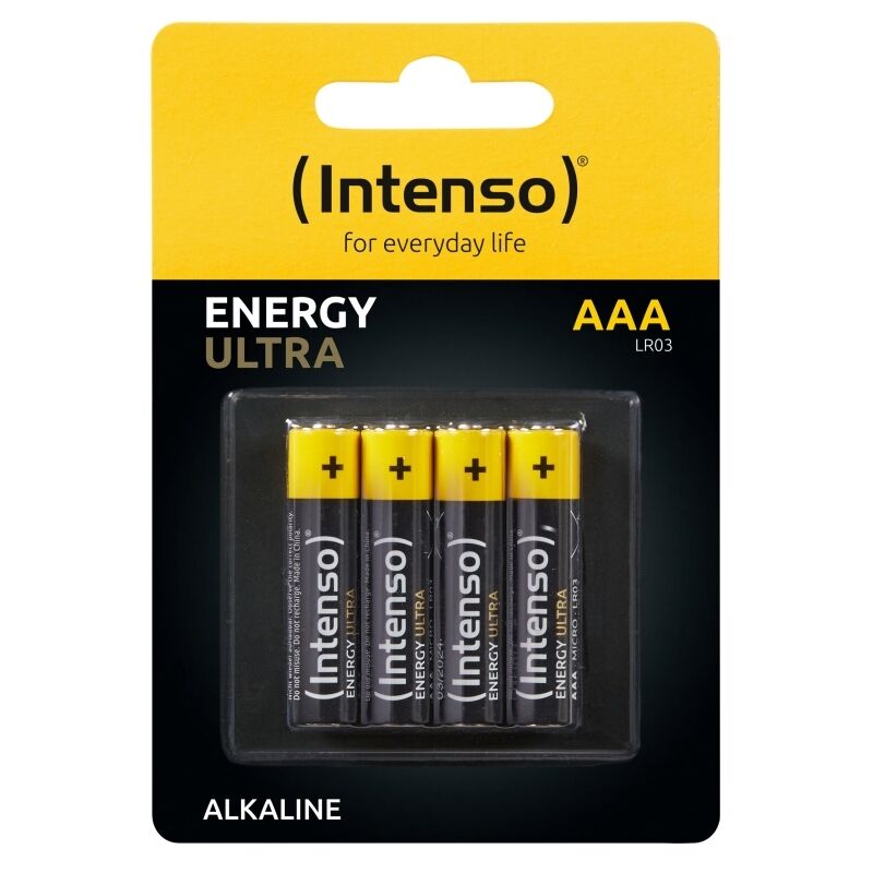 

energy ultra alcalina aaalr03 pack-4 - Intenso