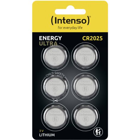 Intenso Pile bouton CR 2025 3 V 6 pc(s) 160 mAh lithium 7502426 Y711023