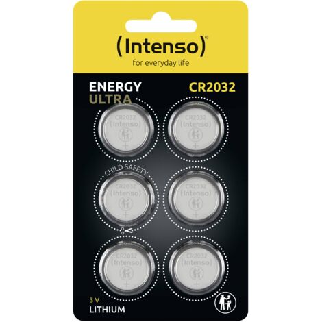 Intenso Pile bouton CR 2032 3 V 6 pc(s) 220 mAh lithium 7502436 Y711013