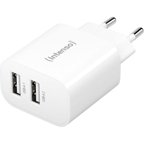 Intenso POWER ADAPTER 2XUSB-A/7802412 Universale Bianco AC Interno