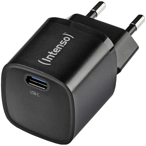 Intenso Power Adapter W30C² GaN Schwarz 1x USB-C 30W