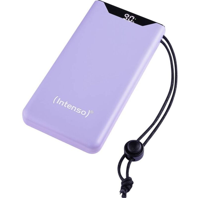 Intenso - F10000 Powerbank (batterie supplémentaire) 10000 mAh Quick Charge, Power Delivery LiPo usb-a, usb-c® violet Aff