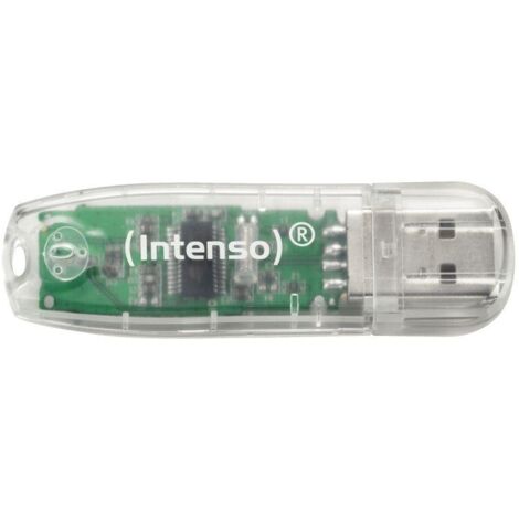 Intenso Rainbow Line lecteur USB flash 32 Go USB Type-A 2.0 Transparent