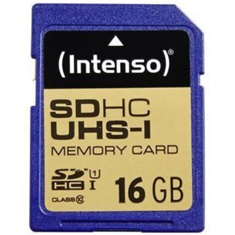 INTENSO SDHC Card 3421470, 16 GB, Class 10, UHS-I
