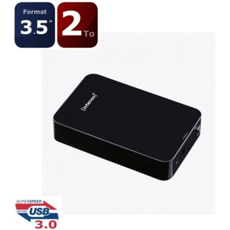 Intenso USB 3.0-HDD Memory Center, 2 To, noir