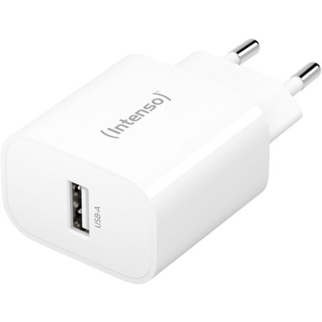 Intenso W5A USB Ladegerät 5 W 1x USB-A  Weiß Innenbereich