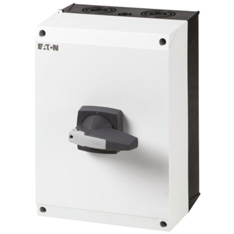 Inter. 3P monté sur coffret CI-K cadenassable poignée grise 000172850 EATON DMM-125/3/I5/P-G