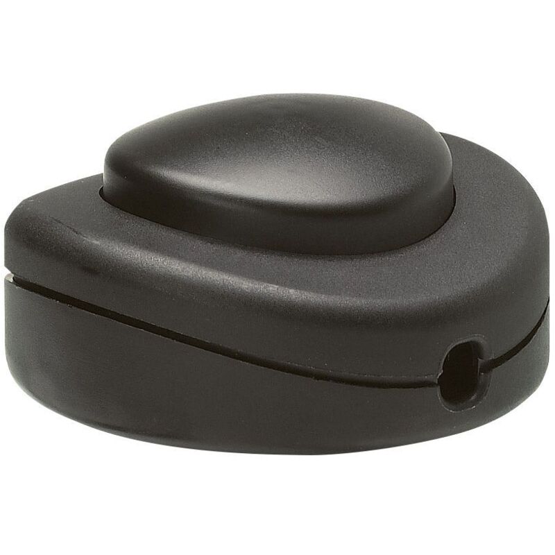 Interrupteur pour lampe pied carré noir - Legrand