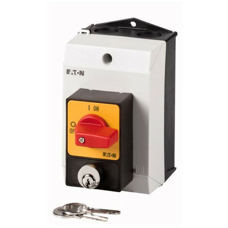 Inter. anti-panique tripolaire 20 A verrouillable à accrochage en saillie 000207085 EATON T0-2-1/I1/SVA(S)-RT