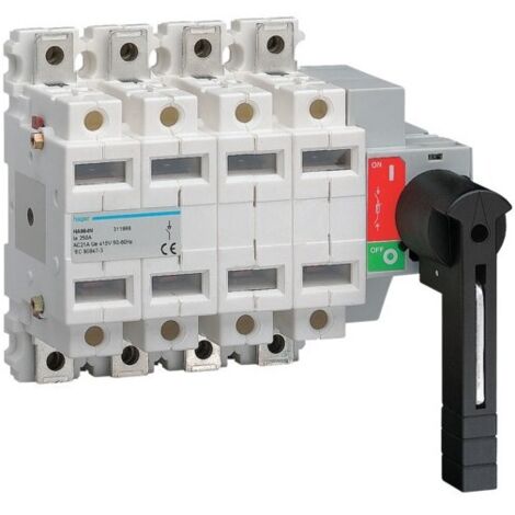 Inter coupure visible 4P 250A - APPAREILLAGE DE TETE HAGER HA964N