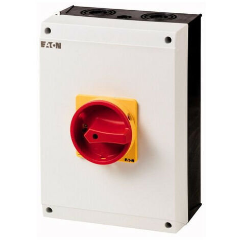 Inter. de sécurité 6P + 2F 100A verrouillable en saillie plaque 000207289 EATON T5-4-8903/I5-SI