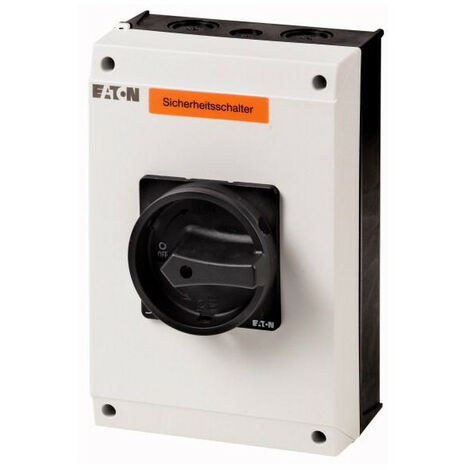 Inter. de sécurité 6P + 2F 63A verrouillable en saillie plaque 000207259 EATON T5B-4-8903/I4-SI-SW