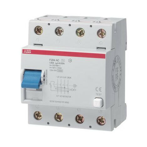 Inter. Dif. (F204) 4P 125A 300mA Ac 2CSF204023R3950 ABB 442093