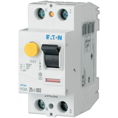Inter diff 2x25A 30mA type AC 000264266 EATON PFGM-25/2/003