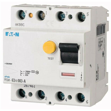 Inter diff 4x40A 30mA type G 000264996 EATON PFGM-40/4/003-G