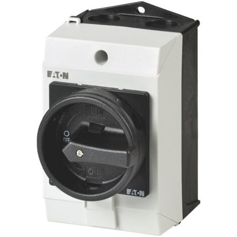 Inter. général 3P+N + 1 F+1O 20A 90° verrouillable en position 0 en saillie 000231935 EATON T0-3-8901/I1/SVB-SW